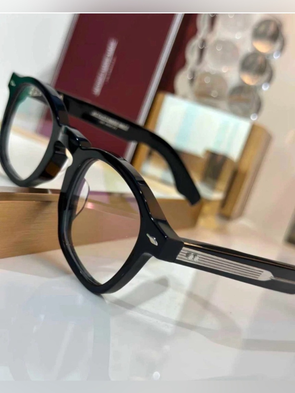 Jacques Marie Mage ZEPHIRIN Black/Clear 44-26-142mm With Case New.
